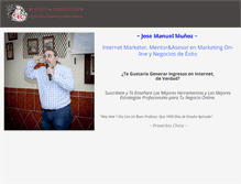 Tablet Screenshot of josemanuelmunozelgrande.com